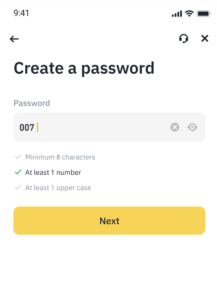 How-to-create-passward-in-binance