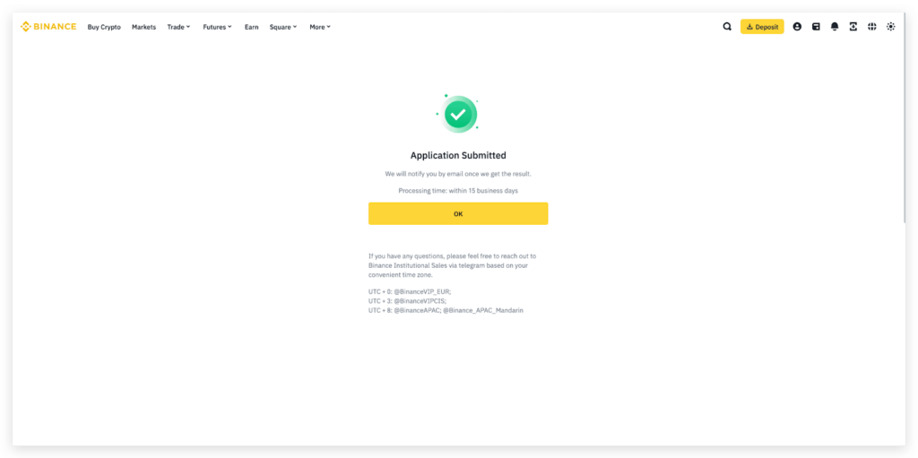 binance-account-succesful-signup